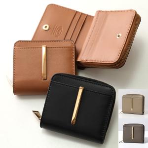 TODS トッズ 二つ折り財布 XAWDBMAI200 ROR UPP レディース レザー ウォレット スモール ミニ財布 ロゴ XAWDBMAI200RORB999