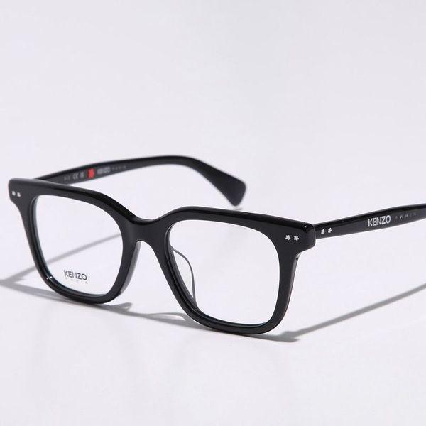 KENZO ケンゾー メガネ KZ50181F メンズ ウェリントン型 フルリム セルフレーム 黒縁...