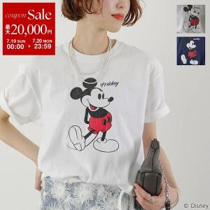 GOODROCKSPEED グッドロックスピード 半袖Tシャツ / Disney / MICKEY MOUSE / DESING T-SHIRT / ディズニー / ミッキーマウス / 25FDS002W レディース