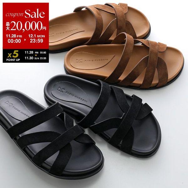 FABIO RUSCONI ファビオルスコーニ サンダル BKM2627 CAMOSCIO レディー...