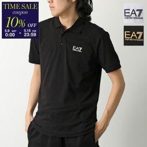 未使用品 エンポリオアルマーニ ポロシャツ ブラック タグ付き綿100% L EMPORIO ARMANI ポロシャツ 「エンポリオ アルマーニ」ポロシャツ ピケ