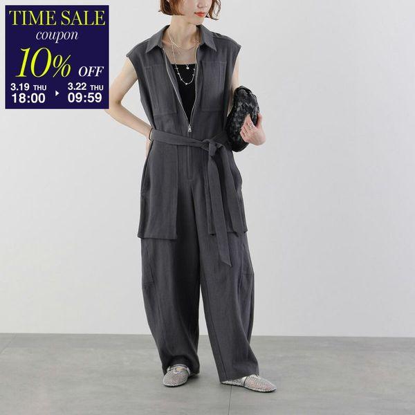 PRIORITY プライオリティ オールインワン P52042HW レディース コクーン コンビネゾ...