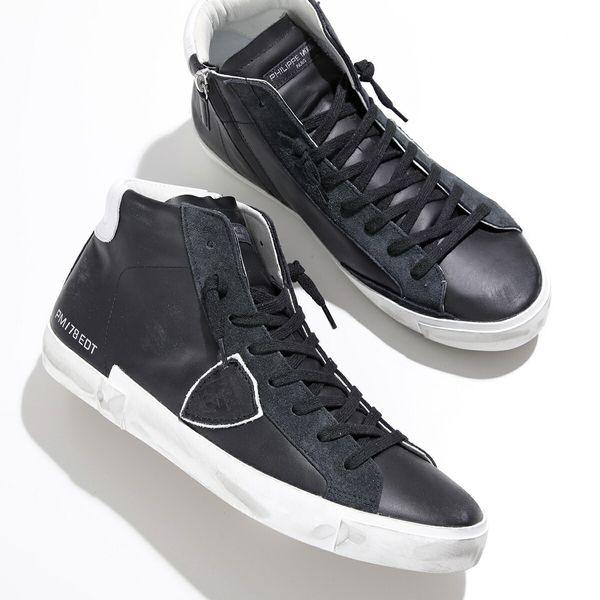 PHILIPPE MODEL フィリップモデル スニーカー PRSX メンズ ハイカット レザー レ...