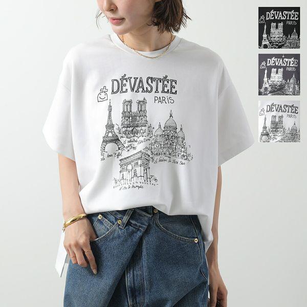 DEVASTEE デヴァステ Tシャツ R3FWTP020 レディース 半袖 カットソー ストレッチ...