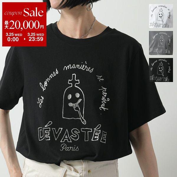 DEVASTEE デヴァステ Tシャツ R3FWTP023 レディース 半袖 カットソー コットン ...