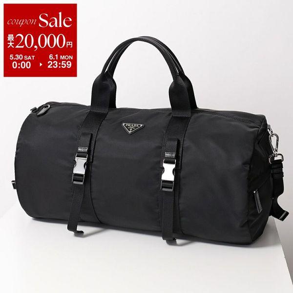 PRADA プラダ ボストンバッグ 2VC015 2DMG メンズ ダッフルバッグ トライアングルロ...