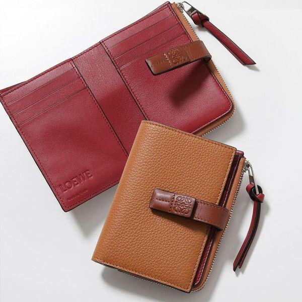 LOEWE ロエベ 二つ折り財布 Compact zip wallet C660Z41X02 レディ...