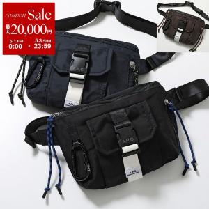 APC A.P.C. アーペーセー クロスボディバッグ banane trek PAAFH H62219 PAAGR H62219 メンズ ショルダーバッグ ナイロン ロゴ 鞄 カラー3色