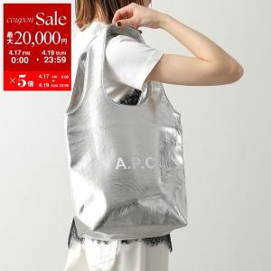 APC A.P.C. アーペーセー トートバッグ tote ninon small PUABZ M61861 レディース ロゴ メタリック 鞄 カラー3色