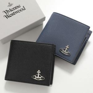 Vivienne Westwood ヴィヴィアンウエストウッド 二つ折り財布 5115002QM S0021 51010016U S000B メンズ オーブ 小銭入れあり ミニ財布 カラー2色