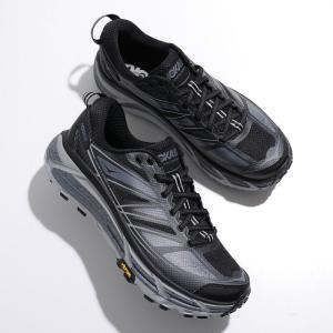 HOKA ONE ONE ホカ オネオネ スニーカー U Mafate Speed 2 マファテスピード 1126851 BCSTL ローカット vibramソール シューズ 靴 ブラック×グレー