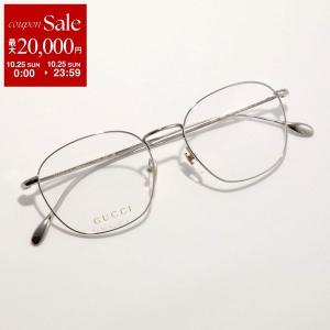 GUCCI グッチ メガネ GG1186O メンズ ウェリントン型 メタルフレーム 細フレーム フルリム クリングスタイプ めがね 眼鏡 ロゴ アイウェア