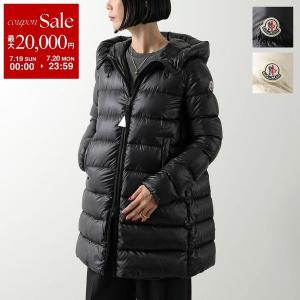 MONCLER モンクレール ダウンコート SUYENNE スイエン 1C00012 597YG レディース フード付き アイコンパッチ ナイロン 撥水 カラー2色