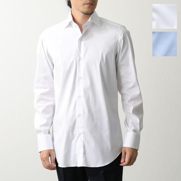 Finamore フィナモレ シャツ MILANO ミラノ C0643 メンズ コットンブロード カ...