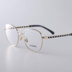 CHANEL シャネル メガネ 2223-Q レディース ボストン型 メタルフレーム フルリム 細フレーム クリングスタイプ ココマーク CCロゴ C443/PALE-GOLD