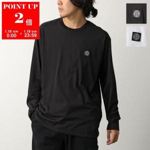 【STONE 】ストーンアイランド 長袖カットソー STONE ISLAND (ストーンアイランド) 袖ロゴ クルーネック 長袖 ニット