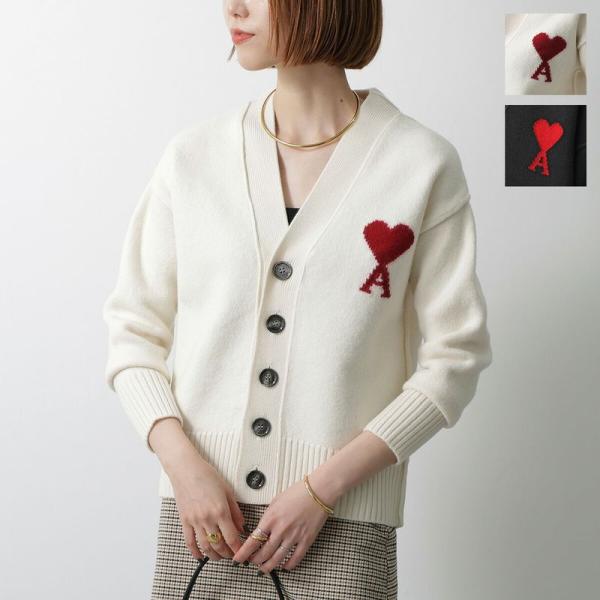AMI Paris Ami Paris Ami De Coeur Cardigan ニット UKC367