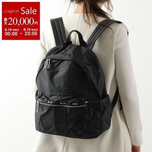 LeSportsac レスポートサック バックパック ESSENTIAL MED BACKPACK 1311 レディース ナイロン リュック 軽量 ロゴ 鞄 C363/BLACK-C