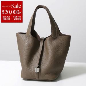 HERMES エルメス ピコタン PICOTIN LOCK ピコタンロック MM 22 H060991 レディース トリヨンクレマンス レザー K刻印 SV金具 カデナ付き 鞄 ETOUPE