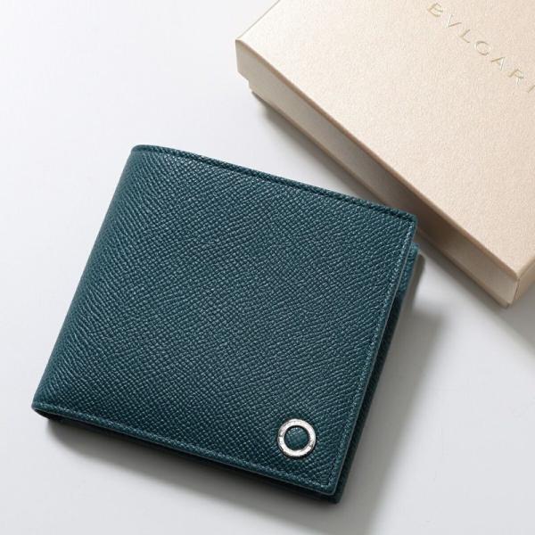 BVLGARI ブルガリ 二つ折り財布 BB MAN 282101 メンズ ミニ財布 小銭れあり レ...
