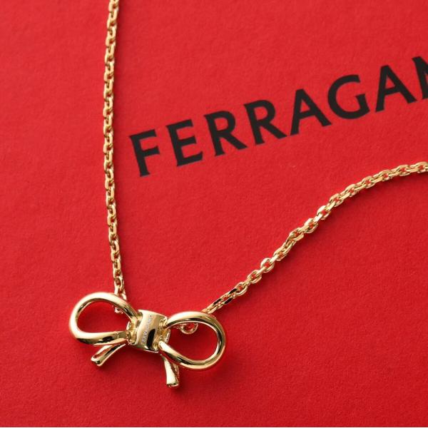 FERRAGAMO フェラガモ ネックレス NKL BOW 760951 791136 レディース ...