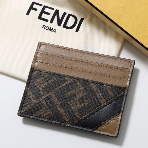 FENDI フェンディ カードケース 7M0164 AJF8 メンズ FFロゴ ミニ財布 パスケース...