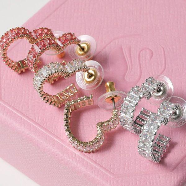 SWAROVSKI スワロフスキー フープピアス Matrix hoop pierce マトリックス...