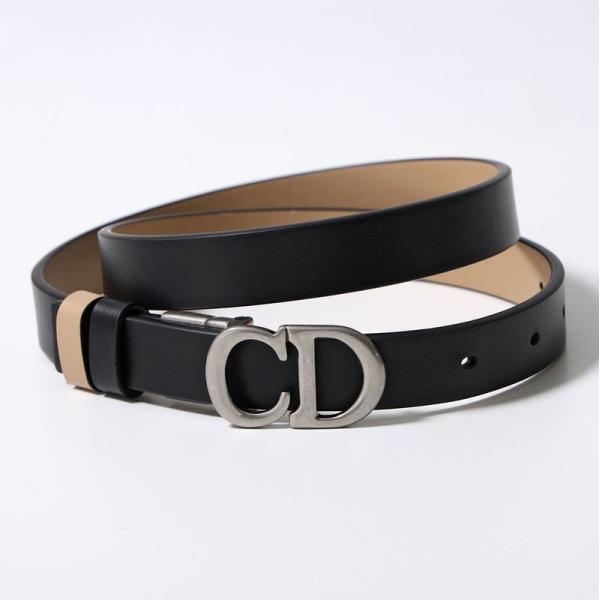 Dior ディオール ベルト B0335VWGA レディース レザー リバーシブル CDロゴ メタル...