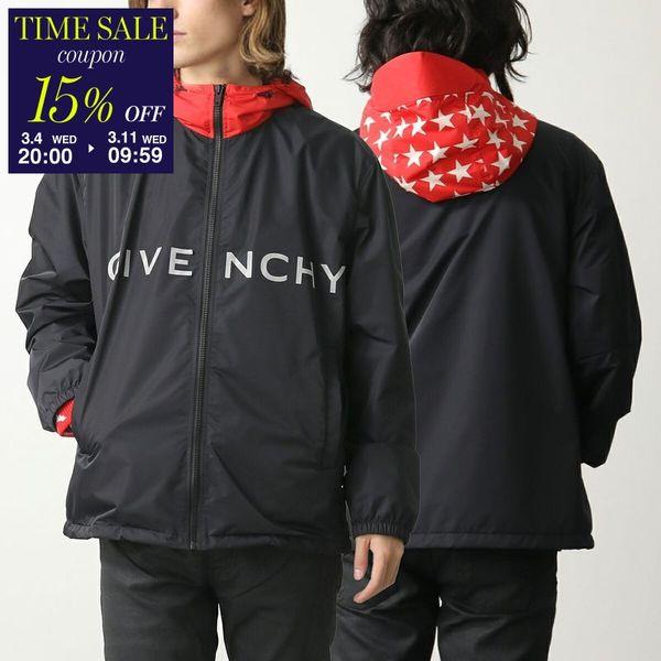 GIVENCHY ジバンシィ ジャケット BM01131YEJ メンズ ロゴ ナイロン スタープリン...