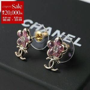 CHANEL シャネル ピアス ABG865 B22979 レディース ココマーク CCマーク フラワー スタッド アクセサリー ジュエリー U6316/ゴールド