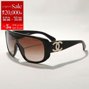 CHANEL シャネル サングラス 5495 レディース シールド型 セルフレーム フルリム CCマーク ココマーク メタルロゴ アイウェア c622/S5