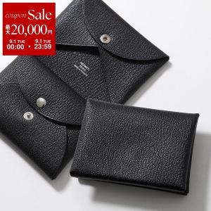 HERMES エルメス コインケース カルヴィデュオ CALVI DUO 082977CK メンズ レディース シェーブル レザー カードケース 小銭入れ ミニ財布 NOIR/ノアール