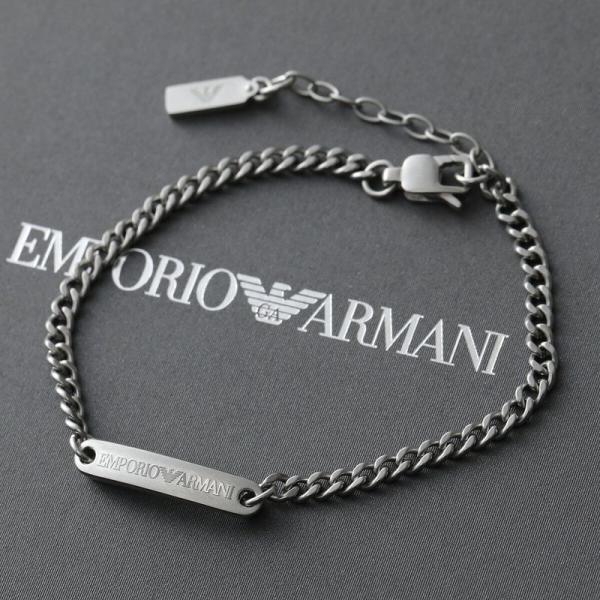 EMPORIO ARMANI エンポリオアルマーニ IDブレスレット EGS3189040 メンズ ...