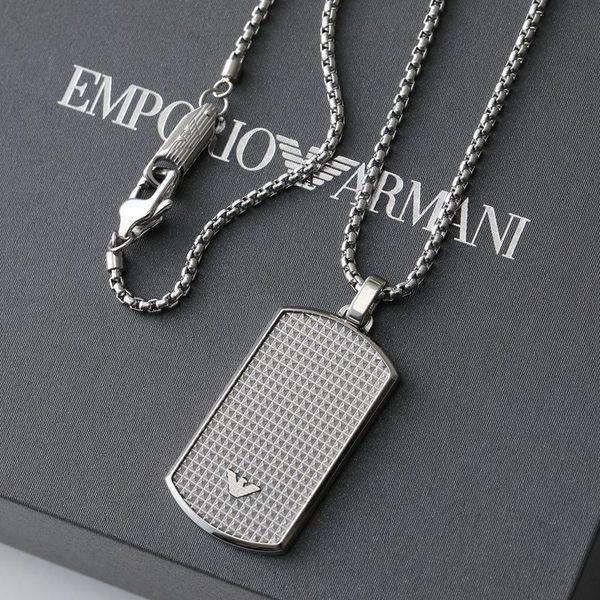 EMPORIO ARMANI エンポリオアルマーニ ネックレス EGS2986040 メンズ ステン...