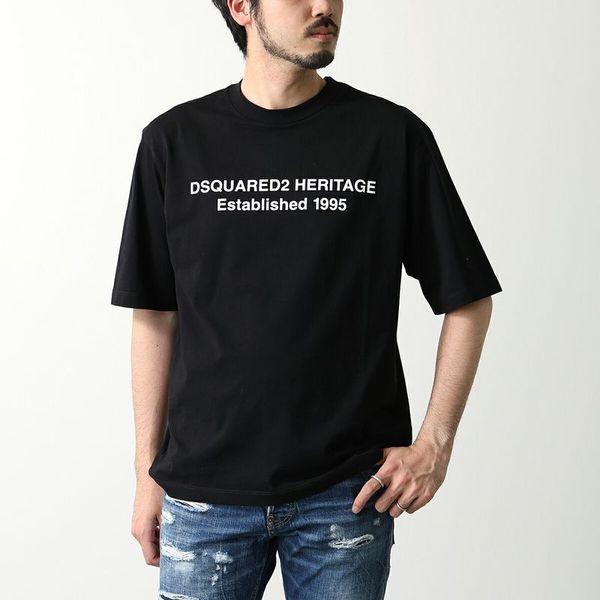 DSQUARED2 ディースクエアード Tシャツ Loose Fit Heritage T-Shir...