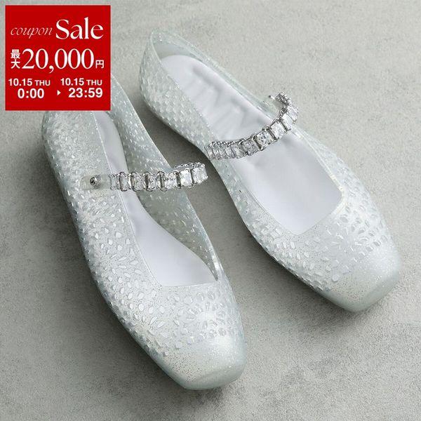 Jimmy Choo Jimmy Choo CLEAR SILVERMIX CRYSTAL パンプス