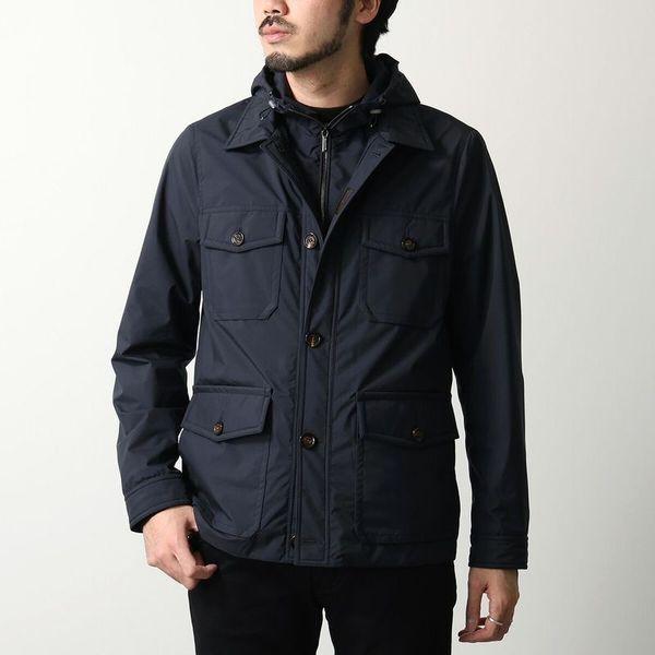 MOORER ムーレー ジャケット FERRI-STP フェッリ メンズ フィールドジャケット フー...