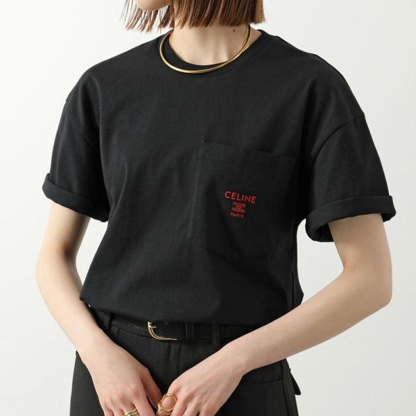 CELINE セリーヌ Tシャツ RX0I31242.GDX7 レディース メンズ 半袖 カットソー...