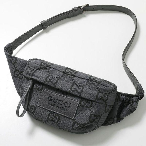 GUCCI グッチ ボディバッグ 767934 FACPM メンズ GGロゴ ベルトバッグ クロスボ...