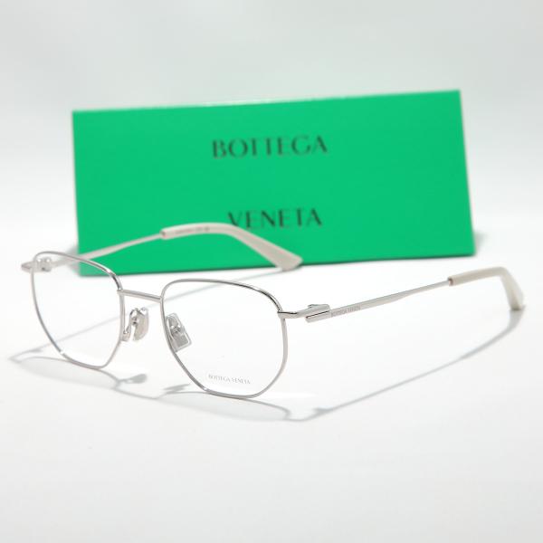 BOTTEGA VENETA ボッテガヴェネタ メガネ BV1301O メンズ ウェリントン型 メタ...