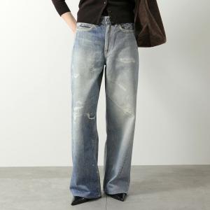 OUR LEGACY アワーレガシー ジーンズ FULL CUT フルカット W4205TDD レディース デニムパンツ コットン ワイド デジタルプリント DIGITAL-DENIM-PAINT