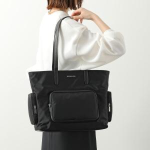 MICHAEL KORS マイケルコース トートバッグ KHAI LG MF PKT TOTE カイ ポケット トート ラージ 35T5S5FT9C レディース ナイロン ロゴ 鞄 BLACK