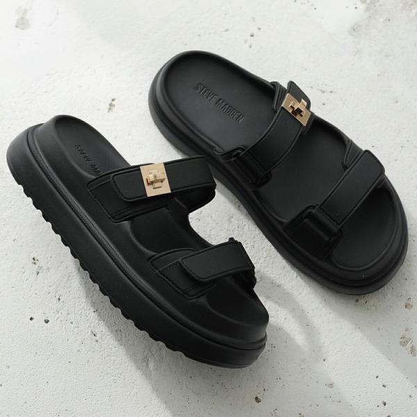 STEVE MADDEN スティーブマデン スライドサンダル BIGSCHMONA-J レディース ...