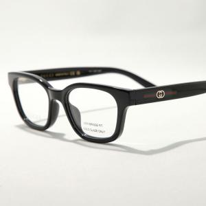 GUCCI グッチ メガネ GG2103OL メンズ ウェリントン型 セルフレーム フルリム 黒縁 めがね 眼鏡 ロゴ アイウェア 伊達メガネ 001/BlackBlackTransparent｜インポートセレクトmusee