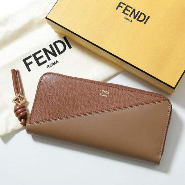 FENDI フェンディ ラウンドファスナー長財布 8M0517 AYCA レディース レザー FFダ...