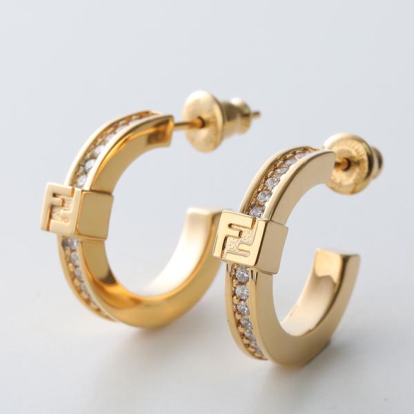 FENDI フェンディ フープピアス FOREVER フォーエバー 8AL216 ATEP レディー...