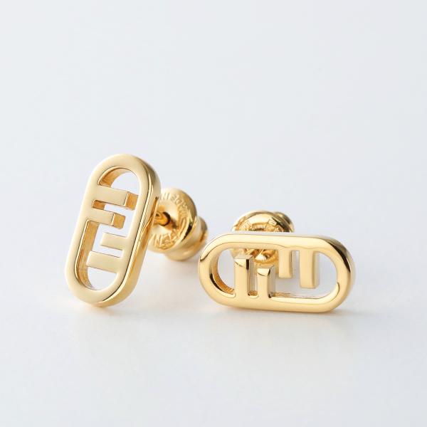 FENDI フェンディ スタッドピアス OLOCK オーロック 8AH320 B08 レディース ア...