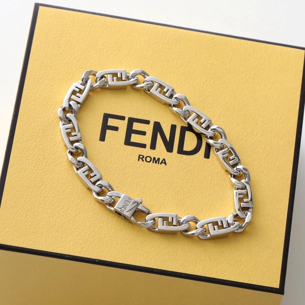 FENDI フェンディ ブレスレット O LOCK オーロック 7AJ556 B08 メンズ FFロ...