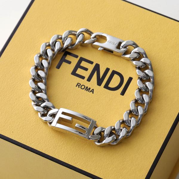FENDI フェンディ ブレスレット BAGUETTE バゲット 7AJ539 B08 メンズ チェ...