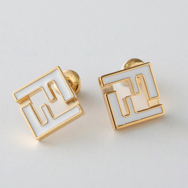 FENDI フェンディ スタッドピアス Forever フォーエバー 8AL294 TL9 レディー...